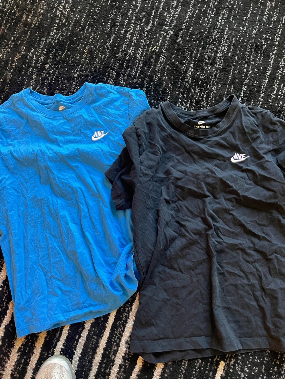 Nike Short-Sleeve Tees in Blue and Black
